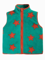 Frugi Blue Rambler 3 In 1 Vest Coat and Jacket - Image 4 of 7