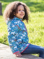 Frugi Blue Reversible Toasty Trail Jacket - Image 1 of 8