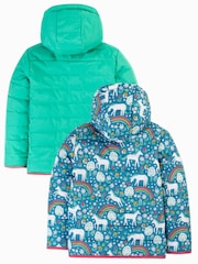 Frugi Blue Reversible Toasty Trail Jacket - Image 4 of 8