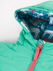 Frugi Blue Reversible Toasty Trail Jacket - Image 8 of 8