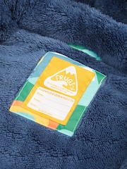 Frugi Blue Waterproof Wavy Stars Snow And Ski Coat - Image 6 of 6