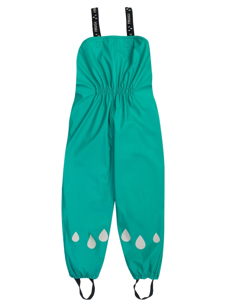 Frugi Green Waterproof Puddle Buster Trousers - Image 3 of 6