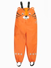 Frugi Orange Waterproof Puddle Buster Trousers - Image 3 of 7
