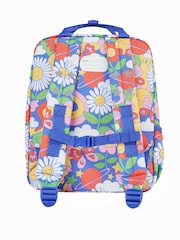Frugi Blue Flowers All Over Print Explorers Backpack - Image 2 of 6