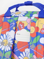 Frugi Blue Flowers All Over Print Explorers Backpack - Image 4 of 6