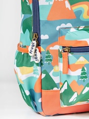 Frugi Blue Mountains All Over Print Explorers Backpack - Image 4 of 7