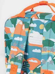 Frugi Blue Mountains All Over Print Explorers Backpack - Image 5 of 7