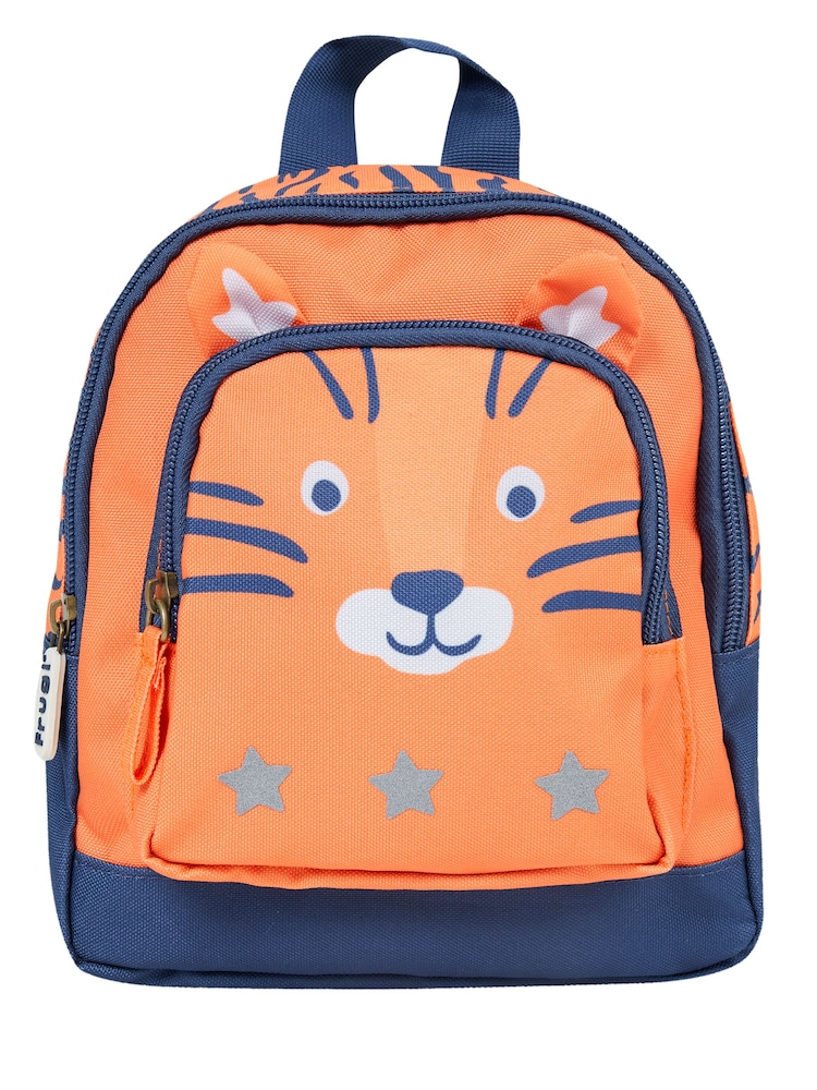 Frugi Orange Tiger Little Adventurers Backpack - Image 4 of 7