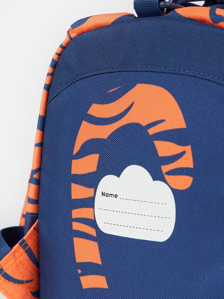 Frugi Orange Tiger Little Adventurers Backpack - Image 7 of 7