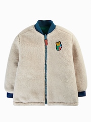 Frugi Green Robin Reversible Quilted Jacket - Изображение 2 из 6