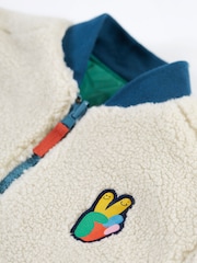 Frugi Green Robin Reversible Quilted Jacket - Изображение 4 из 6