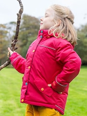 Frugi Pink Rambler 3 In 1 Vest Coat And Jacket - Image 1 of 7
