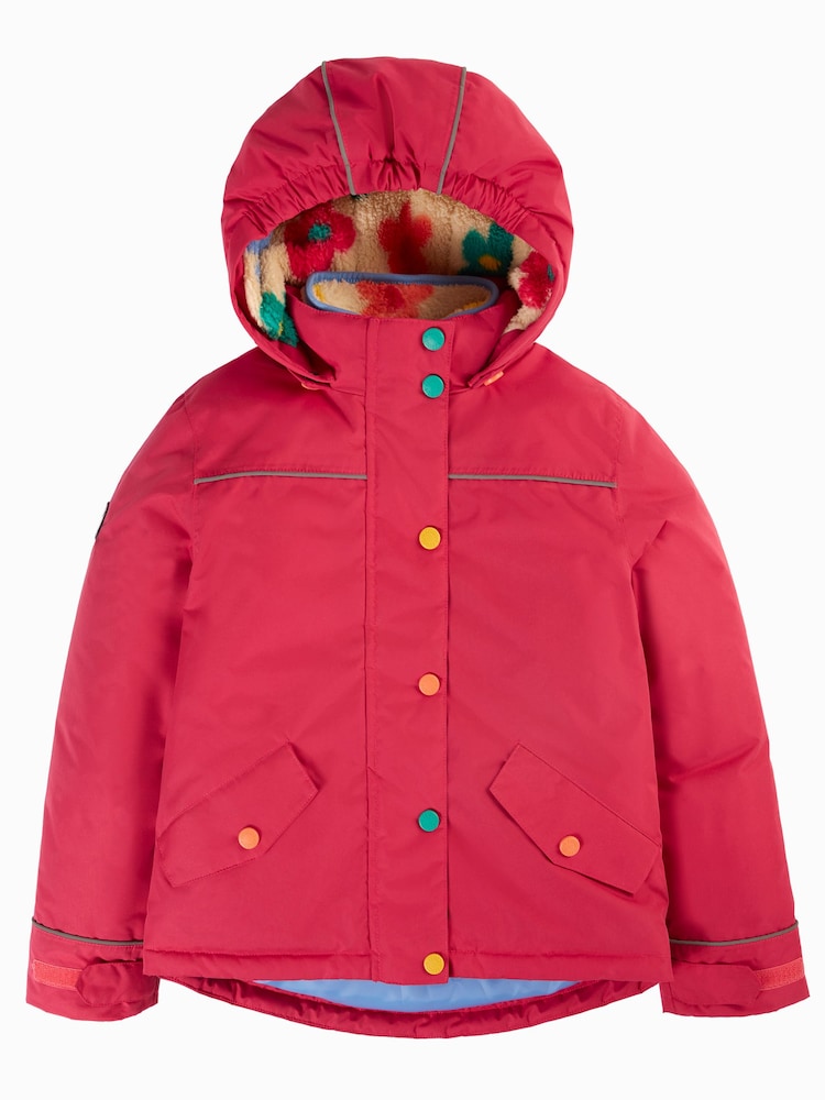 Frugi Pink Rambler 3 In 1 Vest Coat And Jacket - Image 2 of 7