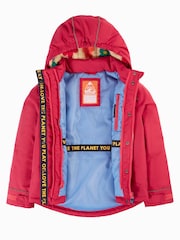 Frugi Pink Rambler 3 In 1 Vest Coat And Jacket - Image 4 of 7