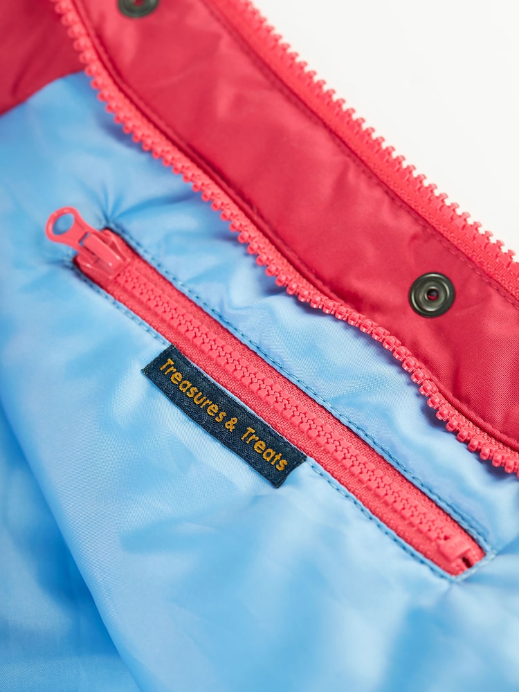 Frugi Pink Rambler 3 In 1 Vest Coat And Jacket - Image 7 of 7