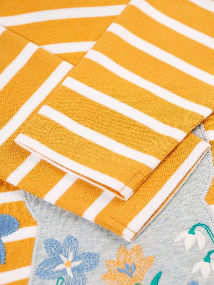 Frugi Yellow Cat Applique Top - Image 5 of 5