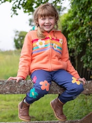 Frugi Fleece Lined Orange Hoodie - Image 1 of 5