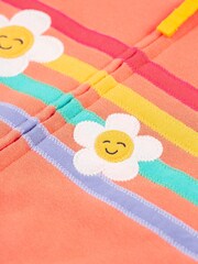 Frugi Fleece Lined Orange Hoodie - Image 5 of 5