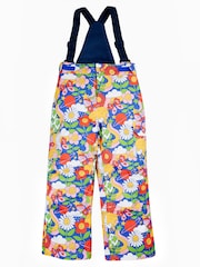 Salopettes para nieve y esquí en mezcla de algodón y lino con estampado floral de Frugi - Imagen 2 de 7