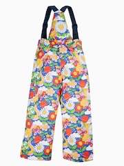 Salopettes para nieve y esquí en mezcla de algodón y lino con estampado floral de Frugi - Imagen 3 de 7
