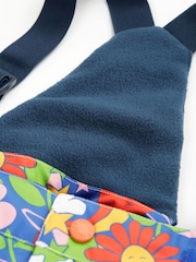 Salopettes para nieve y esquí en mezcla de algodón y lino con estampado floral de Frugi - Imagen 6 de 7