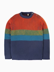 Frugi Boy's Blue Top Notch Jumper - Image 3 of 6