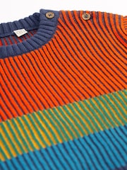 Frugi Boy's Blue Top Notch Jumper - Image 4 of 6