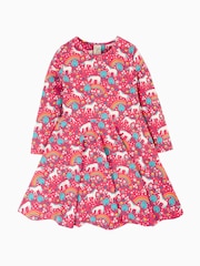 Frugi Pink Sofia Skater Dress - Image 1 of 1