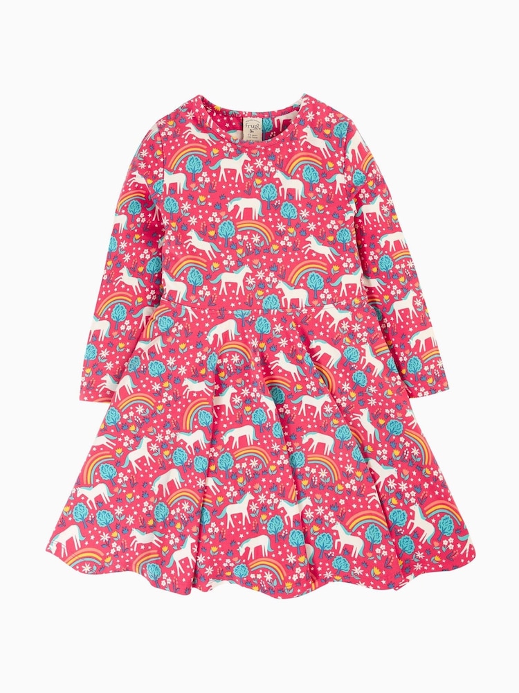 Frugi Pink Sofia Skater Dress - Image 1 of 1