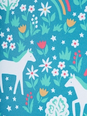 Frugi Blue Unicorns All Over Print Explorers Backpack - Image 6 of 6