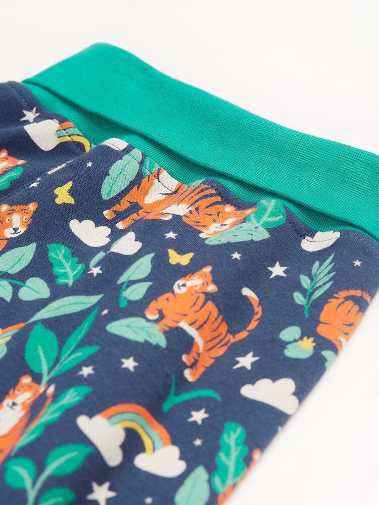 Frugi Boys Blue Tiger Joggers - Image 2 of 4