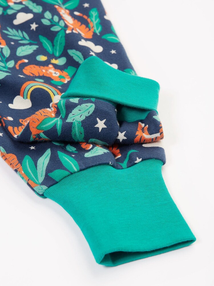 Frugi Boys Blue Tiger Joggers - Image 3 of 4