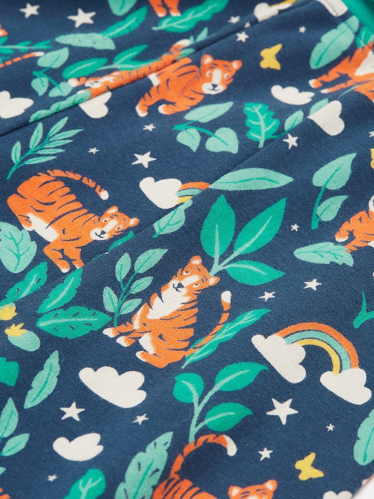 Frugi Boys Blue Tiger Joggers - Image 4 of 4