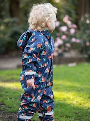 Frugi Orange Waterproof Printed Tiger Puddle Buster All-In-One - Image 2 of 4