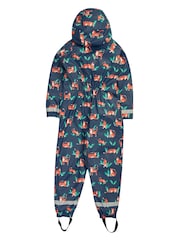 Frugi Orange Waterproof Printed Tiger Puddle Buster All-In-One - Image 4 of 4