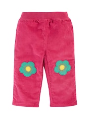 Frugi Girls Pink Corduroy Reversible Trousers - Image 2 of 5