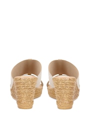 Pavers Gold Metallic Wedge Espadrilles - Image 2 of 5