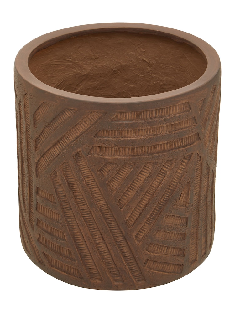 Fifty Five South Brown Darnell Planter - Image 2 of 6