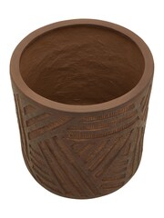 Fifty Five South Brown Darnell Planter - Image 3 of 6