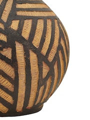 Fifty Five South Black Darnell Round Planter - Image 5 of 6