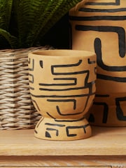Fifty Five South Brown Barren Earthenware Planter - Image 1 of 6