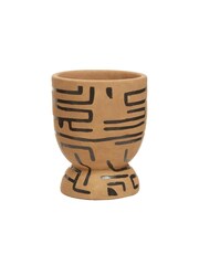 Fifty Five South Brown Barren Earthenware Planter - Image 3 of 6