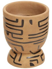 Fifty Five South Brown Barren Earthenware Planter - Image 4 of 6