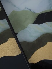 Interiors by Premier Black Celina Set Of 2 Rectangular Trays - Image 5 of 6