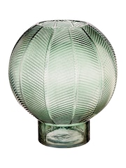 Interiors by Premier Green Fern Large Glass Vase - Image 2 of 3
