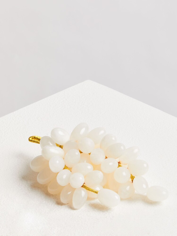 Fifty Five South White Oleena Onyx Decorative Ornaments Grapes - Image 1 of 4