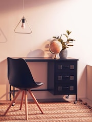 Interiors by Premier Gold and Natural Malacca Large Rattan Ornaments Globe - Image 3 of 6