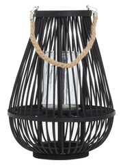 Interiors by Premier Black Lentigo Small Bamboo Candle Holder - Image 2 of 6