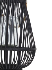 Interiors by Premier Black Lentigo Small Bamboo Candle Holder - Image 6 of 6