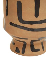 Fifty Five South Brown Barren Earthenware Vase - Image 6 of 6
